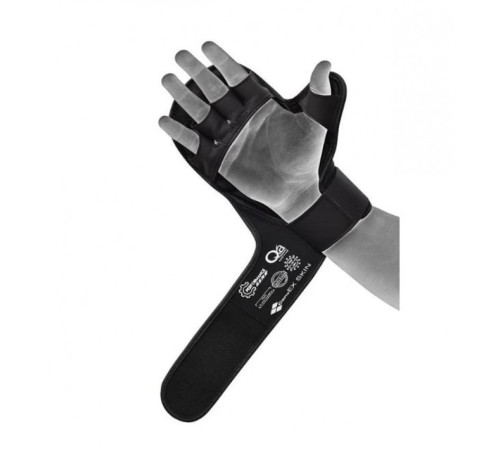 Рукавички ММА RDX T17 Aura XL, чорно-золотисті