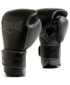 Боксерські рукавиці Everlast POWERLOCK 2R TRAINING GLOVE 10 унцій, чорні