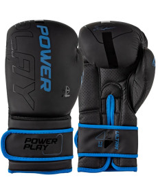 Рукавички боксерські PowerPlay 3024 Ultra Mat розмір 12 унцій, чорно-сині