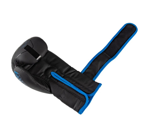 Рукавички боксерські PowerPlay 3024 Ultra Mat розмір 12 унцій, чорно-сині