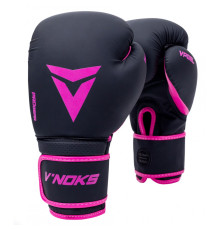 Рукавички боксерські V`Noks Ultima 12 унцій, чорно-фіолетові