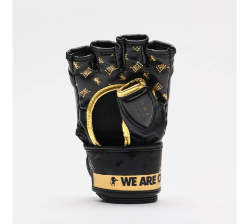 Рукавички MMA Leone DNA L, чорно-золотисті