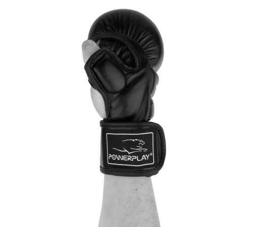 Рукавички для MMA PowerPlay 3026 розмір XS, чорні
