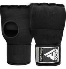 Рукавички-бинти з гелевими подушечками RDX Inner Gel XL, чорні