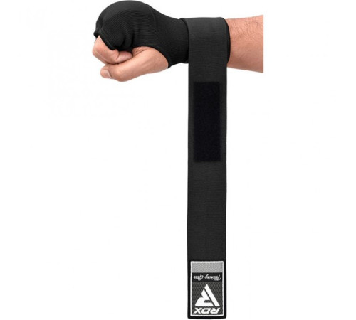 Рукавички-бинти з гелевими подушечками RDX Inner Gel XL, чорні