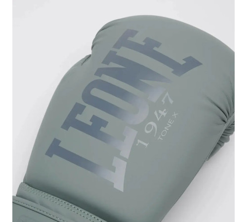 Рукавички боксерські Leone GN058 TONE X розмір 14 унцій, сірі