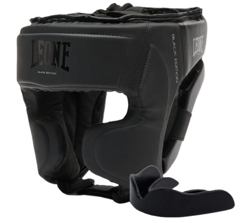 Шолом боксерський з капою Leone CS435 розмір L, чорний