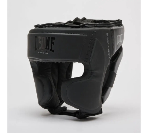 Шолом боксерський з капою Leone CS435 розмір L, чорний