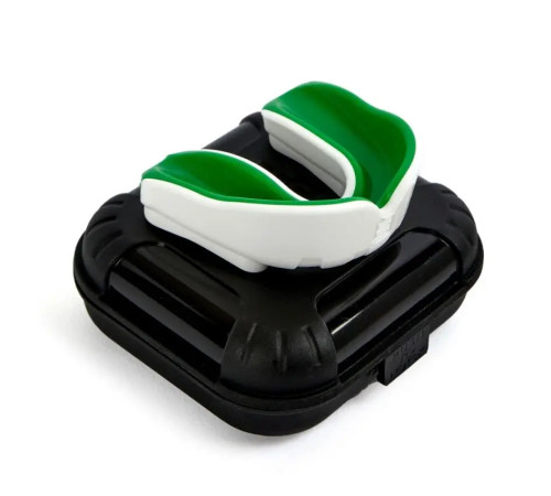 Капа боксерська доросла MAKURA Ignis від 11 років біло-зелена