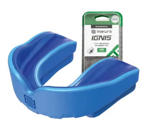 Капа боксерська доросла MAKURA Ignis від 11 років синя