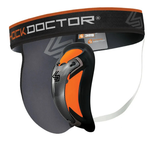 Захист паху Shock Doctor 329 Ultra Carbon Flex Cup S, сірий