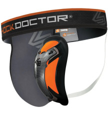 Захист паху Shock Doctor 329 Ultra Carbon Flex Cup XXL, сірий