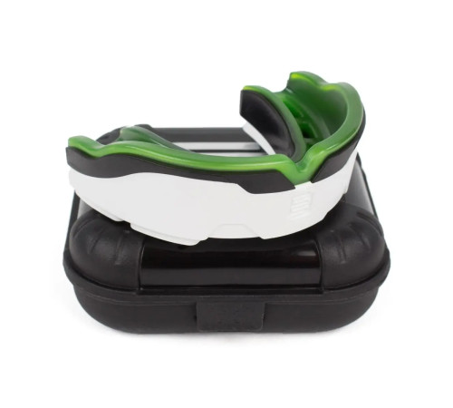 Капа боксерська доросла MAKURA Tephra від 11 років біло-зелена