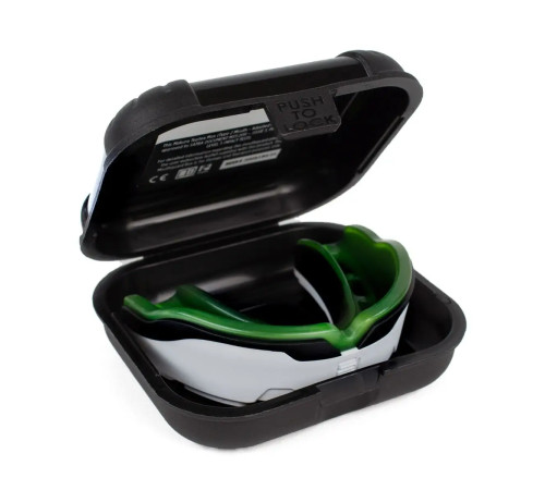 Капа боксерська доросла MAKURA Tephra від 11 років біло-зелена