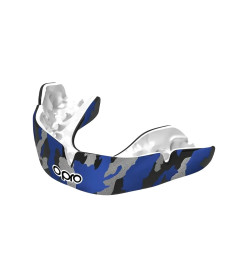 Капа боксерська доросла OPRO Instant CAMO від 11 років чорно-синя