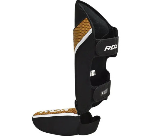 Захист гомілки та стопи RDX SHIN INSTEP AURA PLUS T-17 XL, чорно-золотистий