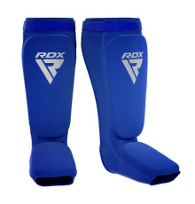 Захист гомілки та стопи RDX Shin Instep Foam S, синій