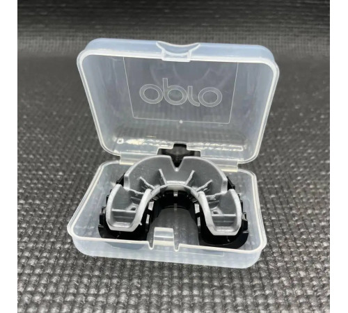 Капа боксерська дитяча OPRO Silver UFC до 10 років біло-срібляста