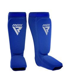 Захист гомілки та стопи RDX Shin Instep Foam XL, синій