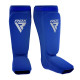 Захист гомілки та стопи RDX Shin Instep Foam XL, синій