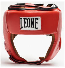 Шолом Боксерський для змагань Leone Contest M, червоний