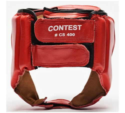 Шолом Боксерський для змагань Leone Contest M, червоний