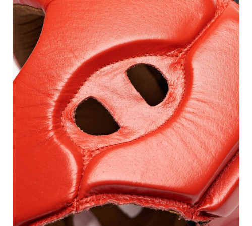 Шолом Боксерський для змагань Leone Contest M, червоний