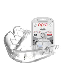 Капа боксерська дитяча OPRO Silver до 11 років прозора