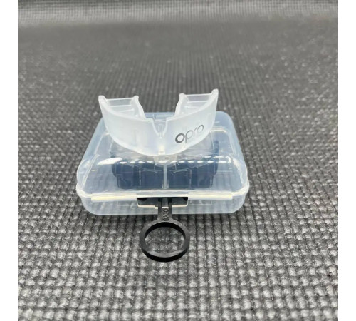 Капа боксерська дитяча OPRO Silver до 11 років прозора