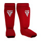 Захист гомілки та стопи RDX Shin Instep Foam XL, червоний