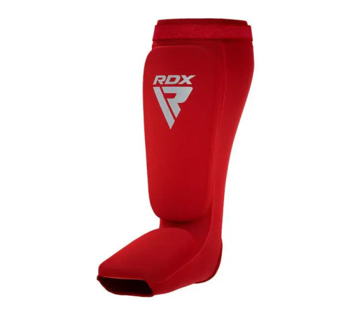 Захист гомілки та стопи RDX Shin Instep Foam XL, червоний