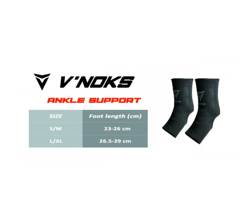 Захист гомілкостопу VNK L/XL, чорні