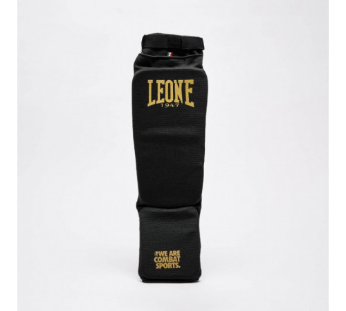 Захист гомілки Leone DNA L, чорно-золотисті