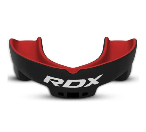 Капа боксерська дитяча RDX 3w до 10 років чорно-червона