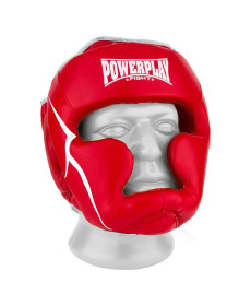 Шолом боксерський закритий PowerPlay 3100 PU розмір XS, червоний