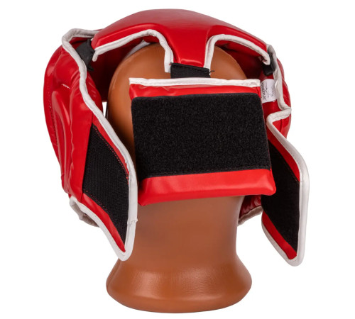 Шолом боксерський закритий PowerPlay 3100 PU розмір XS, червоний
