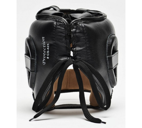 Шолом боксерський із бампером Leone Protection, чорний