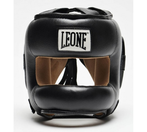 Шолом боксерський із бампером Leone Protection, чорний
