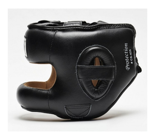 Шолом боксерський із бампером Leone Protection, чорний