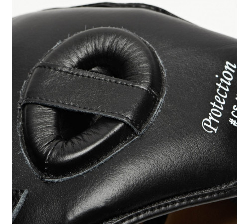 Шолом боксерський із бампером Leone Protection, чорний