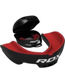 Капа боксерська доросла RDX 3w від 12 років чорно-червона