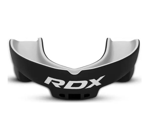 Капа боксерська доросла RDX 3w від 12 років чорно-біла