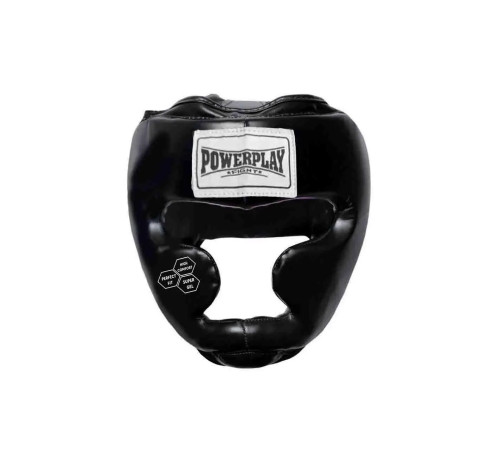 Шолом боксерський закритий PowerPlay 3043 розмір XS, чорний