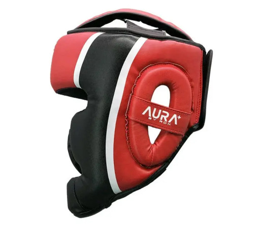 Шолом боксерський з капою RDX AURA PLUS T-17 розмір M, чорно-червоний Шолом боксерський з капою RDX AURA PLUS T-17 розмір M, чорно-червоний
