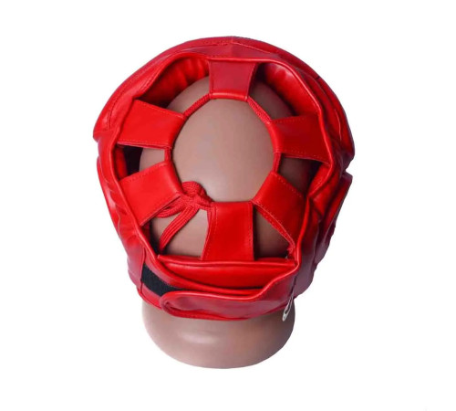 Шолом боксерський закритий PowerPlay 3043 розмір XS, червоний