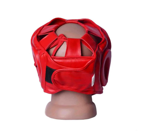 Шолом боксерський закритий PowerPlay 3043 розмір XS, червоний