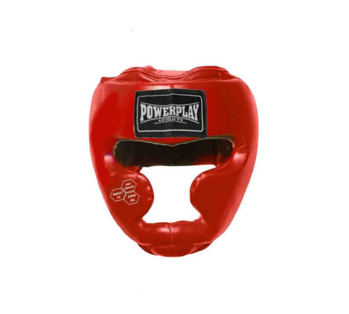Шолом боксерський закритий PowerPlay 3043 розмір XS, червоний