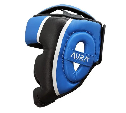 Шолом боксерський з капою RDX AURA PLUS T-17 розмір S, чорно-синій Шолом боксерський з капою RDX AURA PLUS T-17 розмір S, чорно-синій
