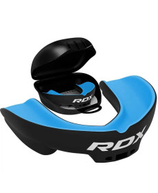 Капа боксерська доросла RDX 3w від 12 років чорно-синя