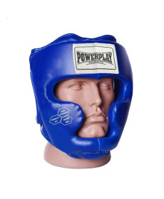 Шолом боксерський закритий PowerPlay 3043 розмір XS, синій